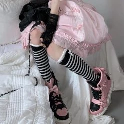 Juwas Bow Love Heart High Top Sneakers NEW ARRIVAL