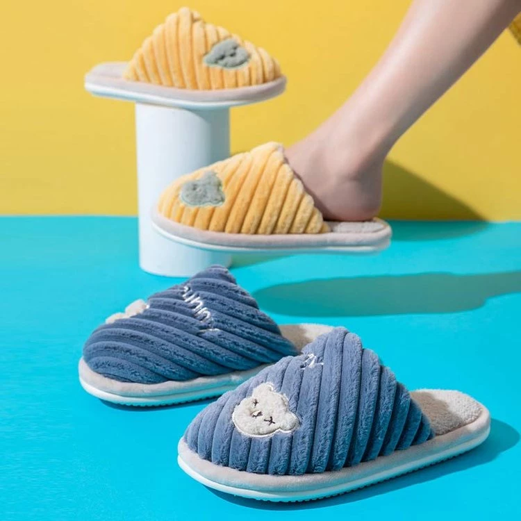 Juwas Shoes Fuzzy Warm Bear Slipper 6 Juwas Shoes Fuzzy Warm Bear Slipper