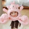Juwas CLOTHING Cute Animal Hooded Warm Soft Scarf