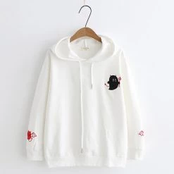 Juwas Little Ghost Devil Oversized Hoodie CLOTHING
