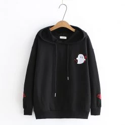 Juwas Little Ghost Devil Oversized Hoodie CLOTHING