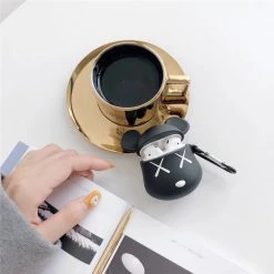Juwas.com Online Store NEW ARRIVAL Cute Bear Design Protective Case For Airpods 1 2