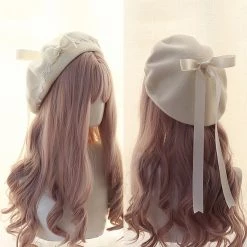 Juwas Lolita Bowknot Beret Hat