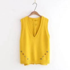 Juwas.com Online Store CLOTHING Lovely Tank Tops V Neck Sleeveless Casual Loose Vest