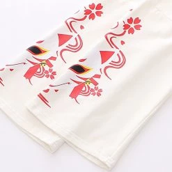 Juwas NEW ARRIVAL Japanese Face Fox Sakura Print Hoodie