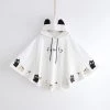 Juwas.com Online Store NEW ARRIVAL Kawaii Kittens Family Print Cloak Sleeve Cape Coat