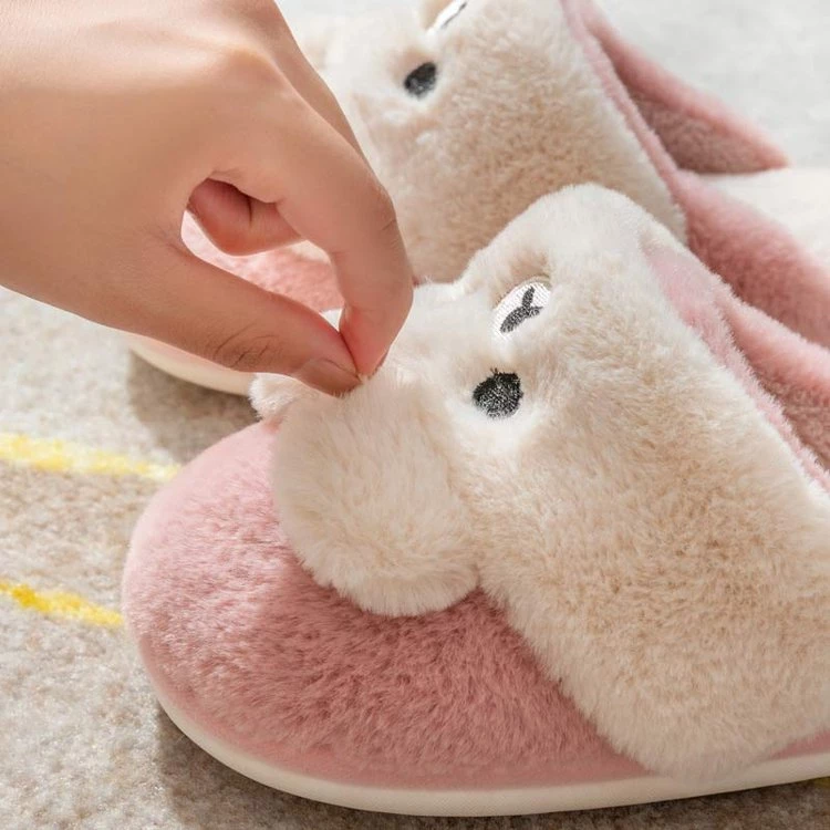Juwas Cartoon Bear Cotton Slippers 12 Juwas Cartoon Bear Cotton Slippers