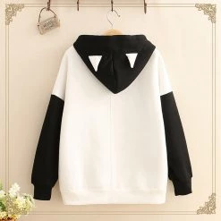 Juwas Cat Fish Pocket Warm Hoodie NEW ARRIVAL