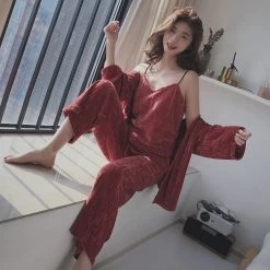 Juwas.com Online Store NEW ARRIVAL Sexy Cotton Long Sleeve Pajamas Set 11 Juwas.com Online Store NEW ARRIVAL Sexy Cotton Long Sleeve Pajamas Set