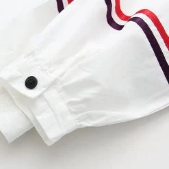 Juwas Cartoon Embroidery Long Sleeve Shirt