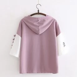 Juwas Cute Dinosaur Print Front Pocket T-shirt