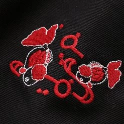 Juwas Fish Embroidery Tassels Elastic Waist Skirt CLOTHING