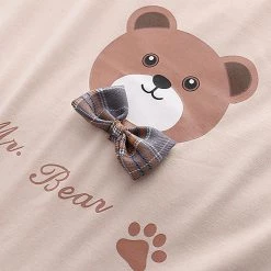Juwas Kawaii Mr.Bear Two-Tone T-Shirt NEW ARRIVAL