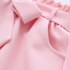 Juwas NEW ARRIVAL Sweet Squirrels Heart Pink Shirt And Shorts