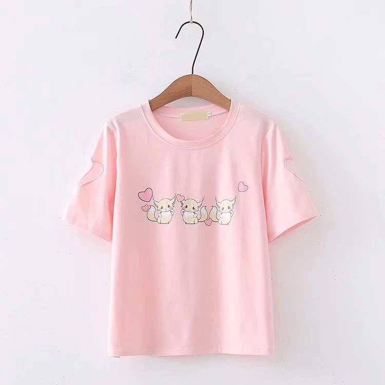 Juwas Cute Squirrels Print T-shirt Shorts NEW ARRIVAL 4 Juwas Cute Squirrels Print T-shirt Shorts NEW ARRIVAL
