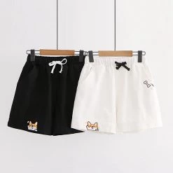 Juwas Kawaii Corgi Basic Shorts NEW ARRIVAL