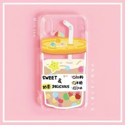 Juwas.com Online Store NEW ARRIVAL Sweet & Delicious Milk Tea IPhone Case
