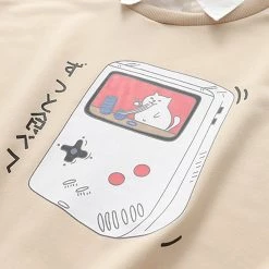 Juwas Game Console Japanese Letter Print Hoodie CLOTHING 15 Juwas Game Console Japanese Letter Print Hoodie CLOTHING