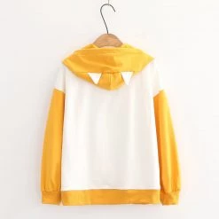 Juwas CLOTHING Cute Shiba Inu Print Hoodie