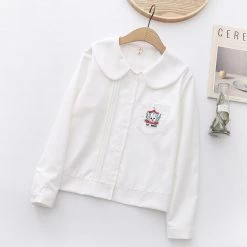 Juwas Kawaii Mr. Rabbit School Uniform Top And Plaid Skirt NEW ARRIVAL