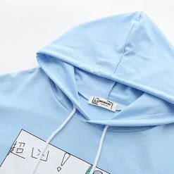 Juwas Adorable Heart Dinosaur Picture Print Hoodie CLOTHING