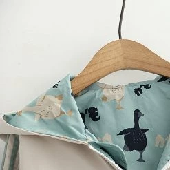 Juwas CLOTHING Duck Print Zipper Both Side Hoodie Jacket