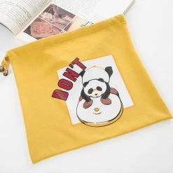 Juwas Kawaii “Don’t” Panda Yellow Sleepover Pajama Set 9 Juwas Kawaii “Don’t” Panda Yellow Sleepover Pajama Set