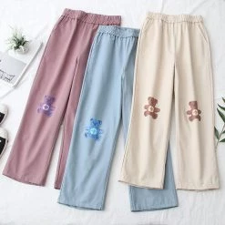 Juwas Kawaii Care Bear Pastel Capri Pants CLOTHING
