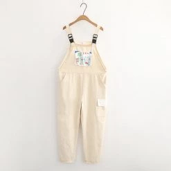 Juwas Kawaii Japanese Silly Bear Overalls