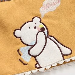 Juwas CLOTHING Kawaii White Bear Sailor Coat Jacket