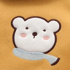 Juwas CLOTHING Kawaii White Bear Sailor Coat Jacket