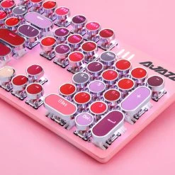 Juwas.com Online Store Kawaii Lipstick Color Gaming Wired Mechanical Keyboard