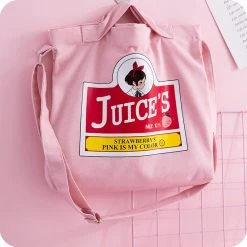 Juwas.com Online Store Japanese Harajuku Canvas Crossbody Bag