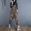 Juwas Doodles Streetwear Oversized Overalls