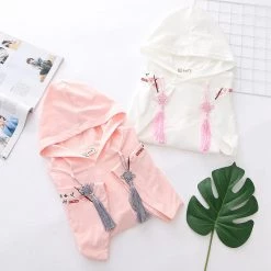 Juwas CLOTHING Kawaii Peach Blossom Hoodie