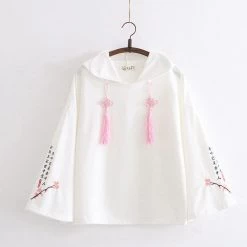 Juwas CLOTHING Kawaii Peach Blossom Hoodie