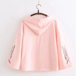 Juwas CLOTHING Kawaii Peach Blossom Hoodie