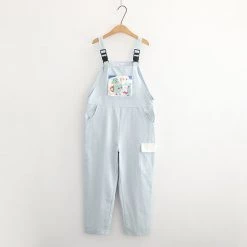 Juwas Kawaii Japanese Silly Bear Overalls
