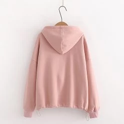 Juwas CLOTHING Bear Doll Pocket Hoodie