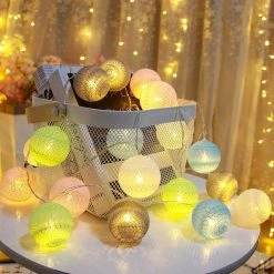 Juwas NEW ARRIVAL Colorful Mystical Fairy Ball Lights