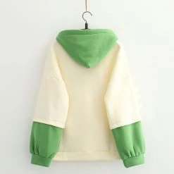 Juwas CLOTHING Cartoon Monster Warm Hoodie