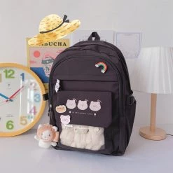 Juwas NEW ARRIVAL Bears Print Pocket School Backpack