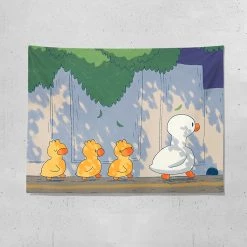 Juwas NEW ARRIVAL “Life Of A Duck” Series Wall Tapestry