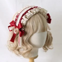 Juwas Kawaii Lolita Red Headband Collection