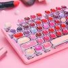 Juwas.com Online Store Kawaii Lipstick Color Gaming Wired Mechanical Keyboard