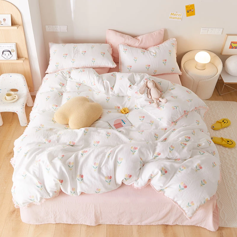 Juwas Flower Field Pastel Beddings Cover Set 10 Juwas Flower Field Pastel Beddings Cover Set