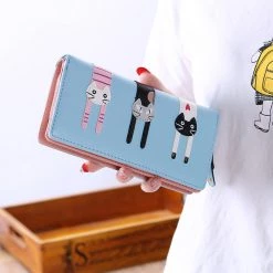 Juwas.com Online Store NEW ARRIVAL Kittens Design Long Wallet Purse