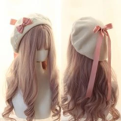Juwas Lolita Bowknot Beret Hat