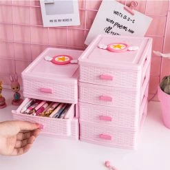 Juwas.com Online Store Kawaii Star Wand Symbol Multi Layer Organizer NEW ARRIVAL
