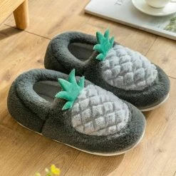Juwas Plushy Soft Fruit Slippers